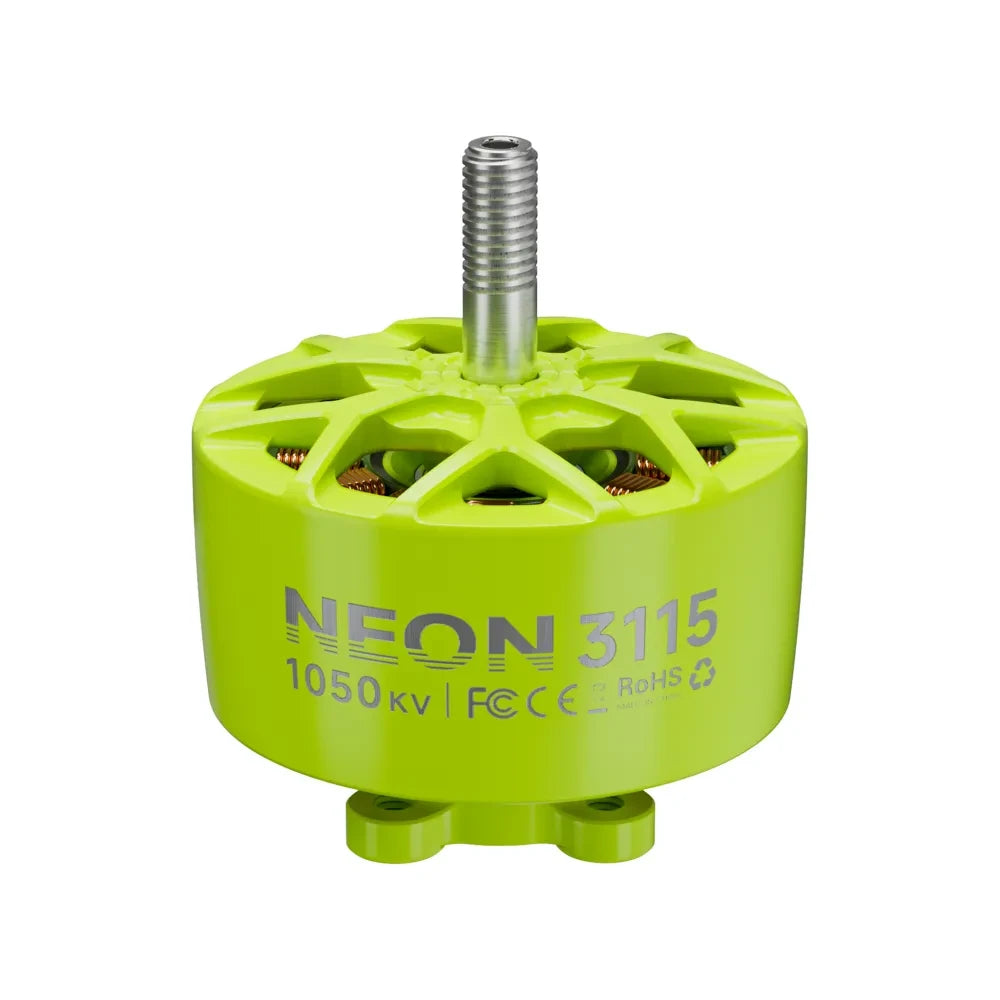 MEPS NEON 3115 1050KV Brushless Motor for 8–10 Inch Cinematic FPV Drone (6S, 12N14P, 5mm Shaft)