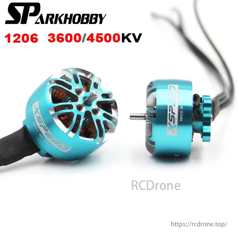SPARKHOBBY XSPEED 1206 3600KV/4500KV Motor for RC FPV Drone.