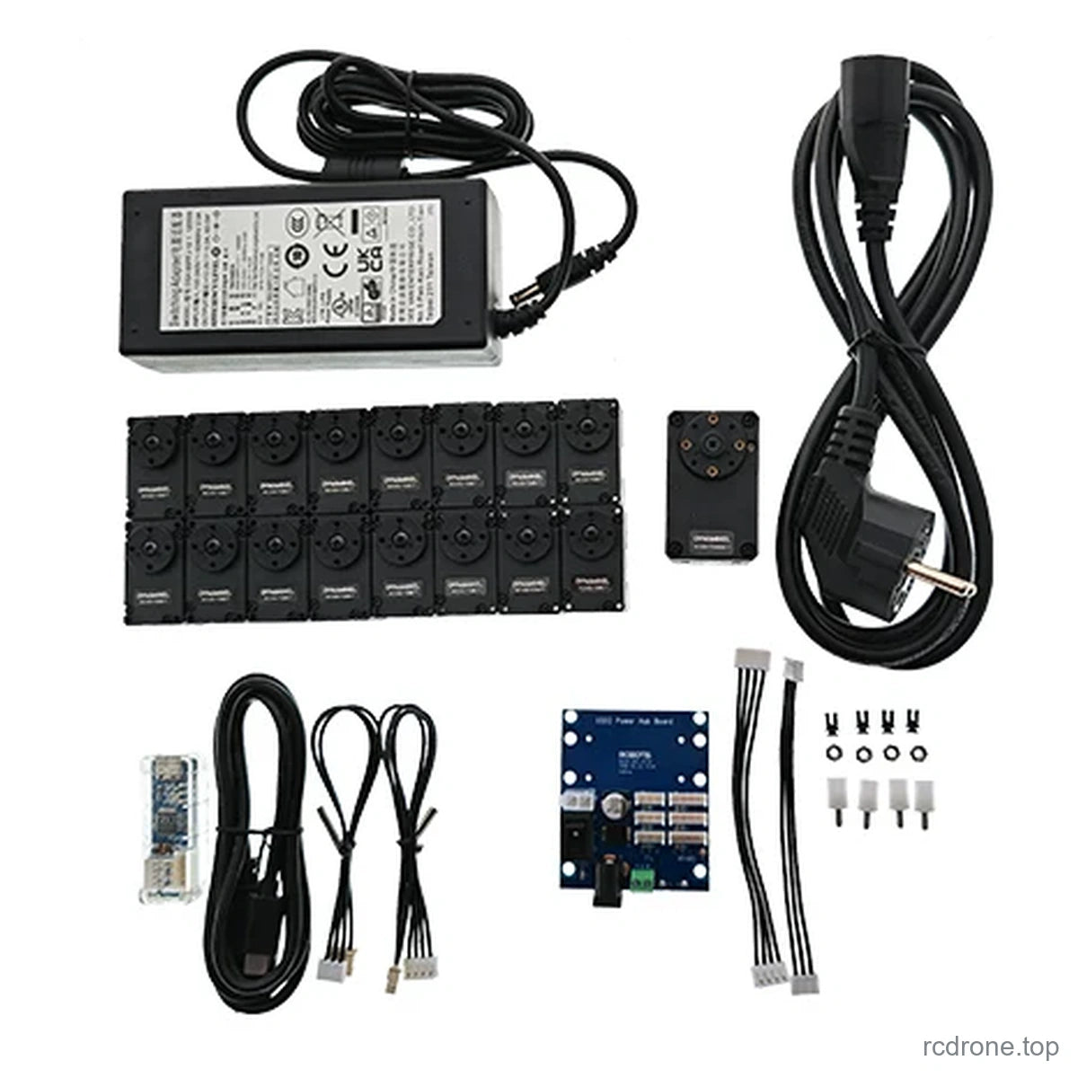 ORCA Hand DIY core components including 17 actuators and starter electronics