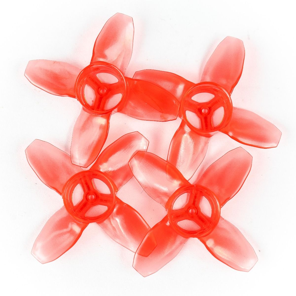 EMAX Avan Tinyhawk TH Turtlemode Propeller set, translucent red 4-blade micro drone props