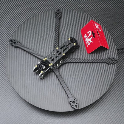 RC FPV রেসিং ড্রোনের জন্য RJXHOBBY Mark5 DC O3 7inch 319mm কার্বন ফাইবার টুইল ম্যাট ফ্রেম কিট