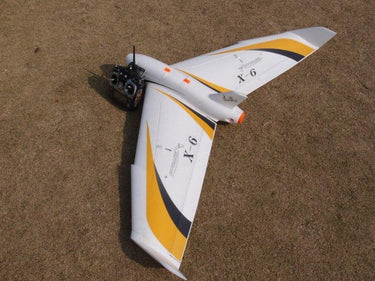 Skywalker X6, it was optimized for a large wing area and light weight allowing a much greater