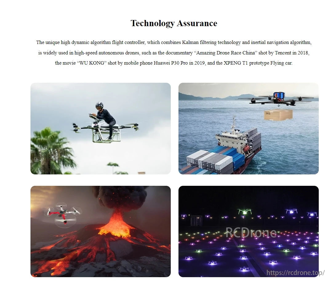 RadioLink CrossRace Pro V2.0 Flight Controller, Advanced flight controller uses Kalman filtering and inertial navigation for precise drone, film, and flying car performance.