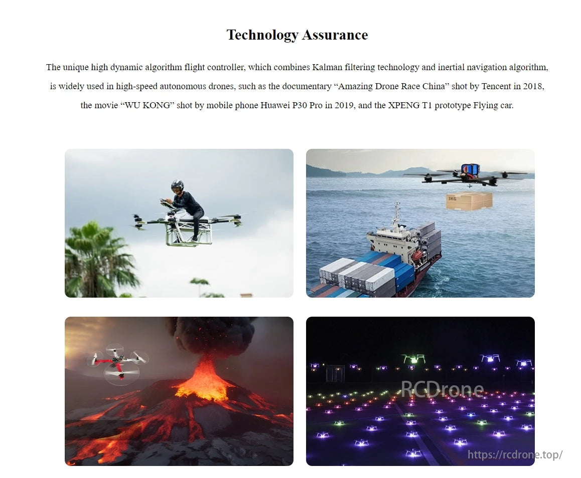 Radiolink CrossRace V2.0 Flight Controller, Advanced flight controller uses Kalman filtering and inertial navigation for high-speed autonomous drones, films, and flying cars.