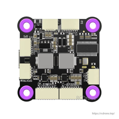 Radiolink F722 Flight Controller, The Radiolink F722 flight controller features a 32-bit STM32F722RET6 processor, 128MB Blackbox, 5 UARTs, and supports HD/Analog VTX.