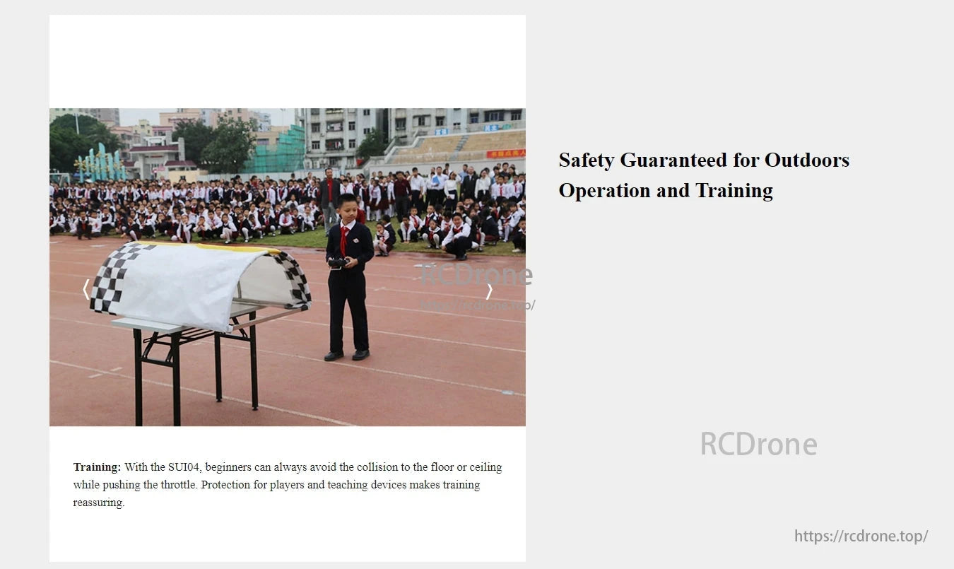 RadioLink SUI04 Ultrasonic Sensor, SUI04 ensures safety outdoors by avoiding collisions, protecting players and devices during training.