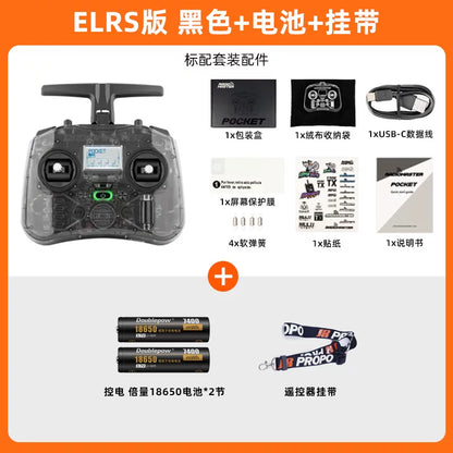 RadioMaster Pocket ELRS BT Black / Batt+Strap