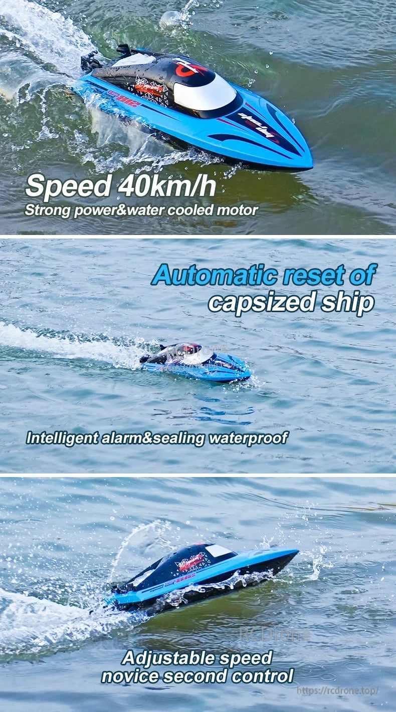 RC Boat, Speed boat with strong power and water cooled motor for precise control