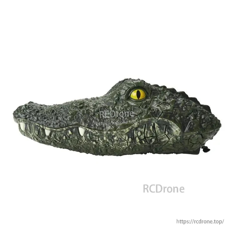 RC Boat Crocodile Head 2.4G Remote Control Alligator Decoy, 31×15×12 cm, 3.7 V 500 mAh, 50 m Range