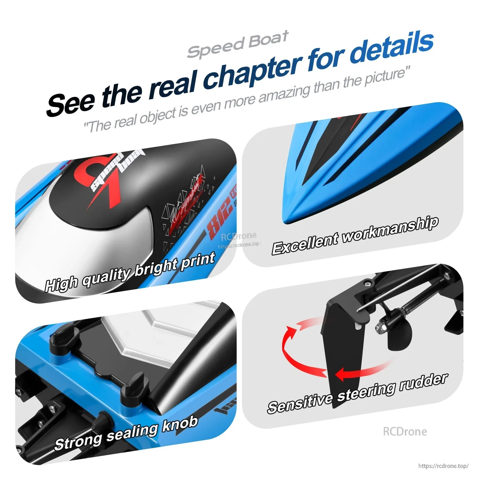 RC Boat, The Strong Boat offers excellent build quality, responsive steering, and fast performance for an thrilling aquatic adventure.