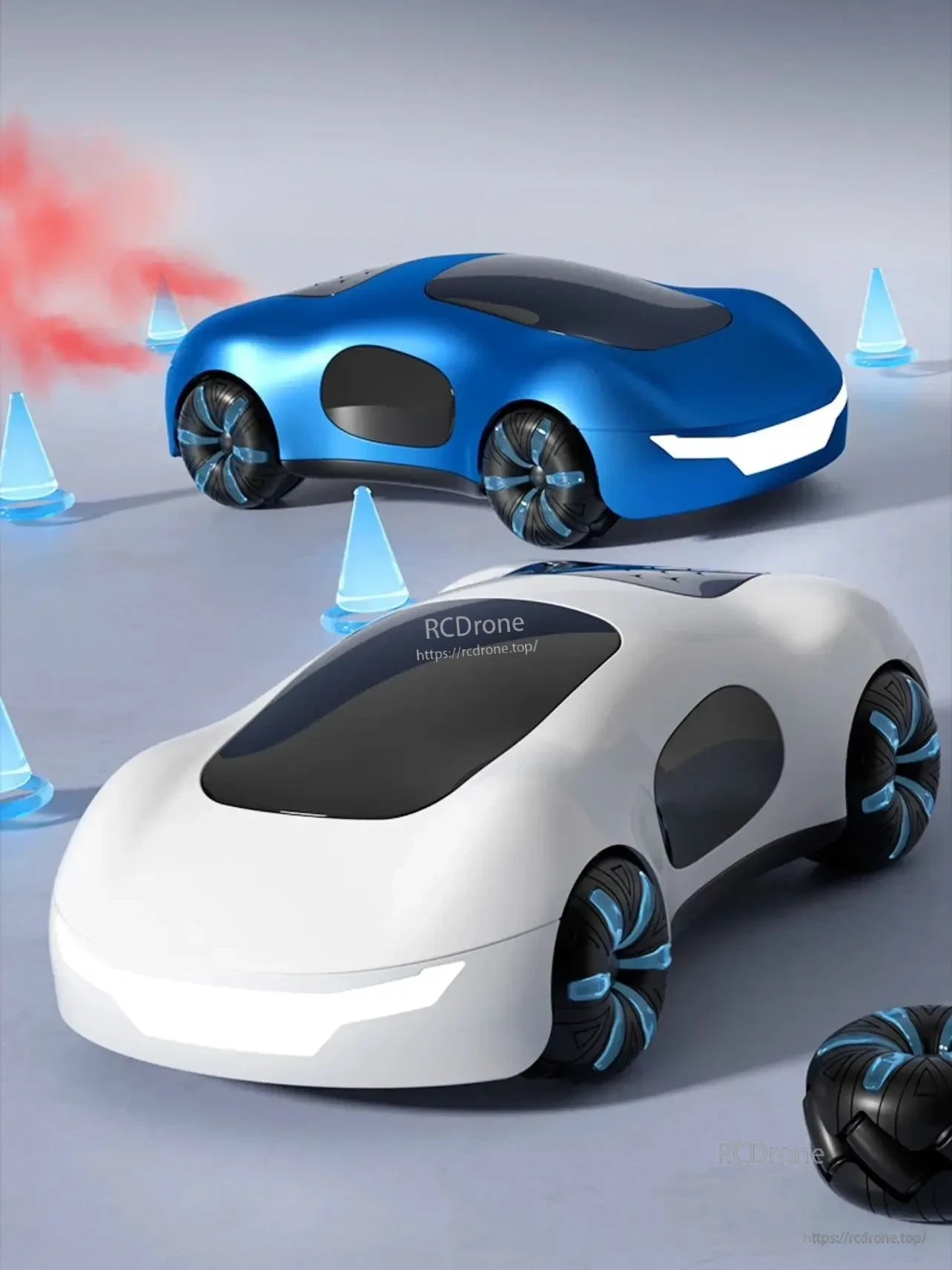 RC Car, The key features include a spray exhaust effect and visual spray from the rear.