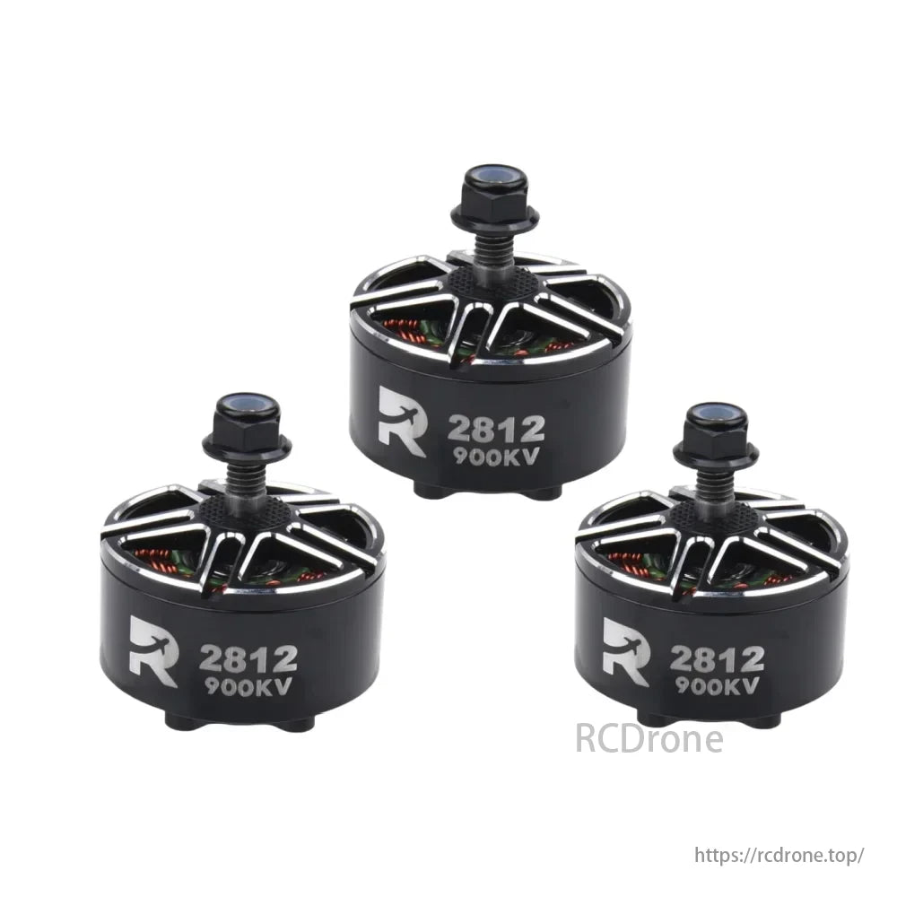 RCD 2812 900KV 3–6S Brushless Motor, The RCD 2812 900KV motor has high thrust, broad voltage support, and strong efficiency, making it suitable for long-range FPV and aerial applications.