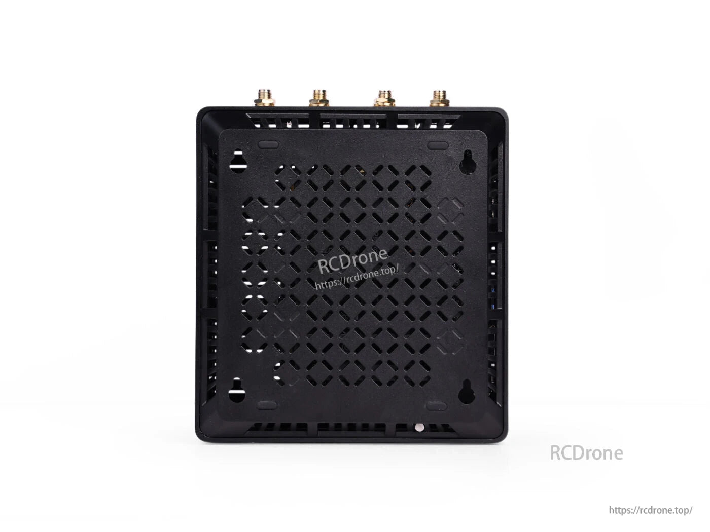 Compact edge AI computer with NVIDIA Jetson Orin Nano 4GB, 128GB SSD, HDMI, USB 3.2, and GbE for high-performance AI applications in robotics and IoT.