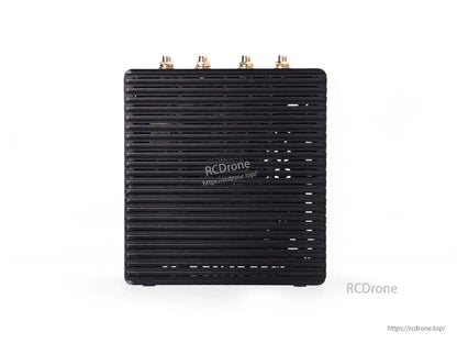 Compact edge AI computer with NVIDIA Jetson Orin Nano 4GB, 128GB SSD, HDMI, USB 3.2, and GbE for high-performance AI applications in robotics and IoT.