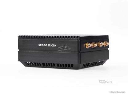 Seeed Studio reComputer J3010B: Jetson Orin Nano 4GB, 128GB SSD, HDMI, USB 3.2, GbE—compact edge AI computer for high-performance applications.