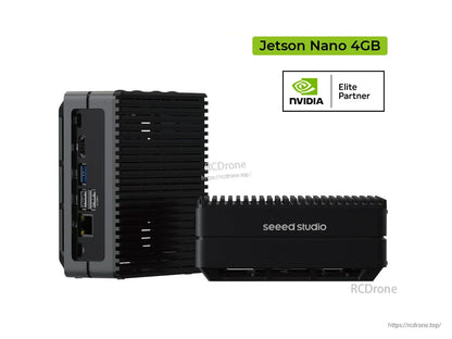 Jetson Nano 4GB: 0.5 TOPS AI, HDMI, USB, 2x CSI, M.2 Key E, GbE. Powered by NVIDIA, distributed by Seeed Studio, an NVIDIA Elite Partner.