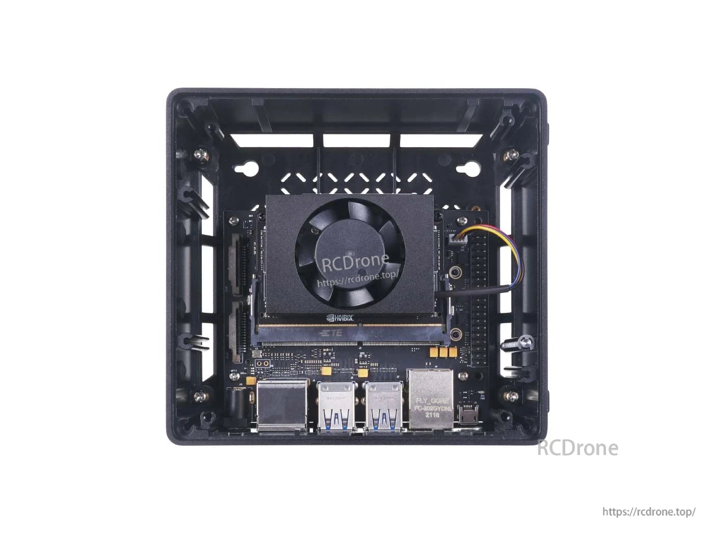 The reComputer J2012 is an Edge AI device powered by Jetson Xavier NX (16GB, 21 TOPS), running JetPack 4.6 for high-performance AI computing.