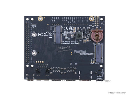 reComputer J401 open‑source carrier board for Jetson Orin Nano/Orin NX with GbE, 4x USB 3.2, M.2 M/E, HDMI 2.1, 12V/5A