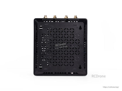 Compact Edge AI computer powered by Jetson Orin NX with 8GB RAM, 128GB NVMe storage, USB 3.2, HDMI, and Gigabit Ethernet for high-performance AI applications.