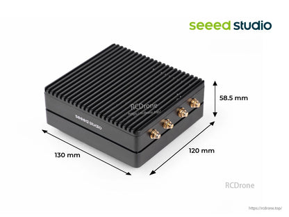 reComputer J4011B: Jetson Orin NX 8GB, 128GB NVMe, USB3.2, HDMI, GbE—compact edge AI computer for high-performance applications.
