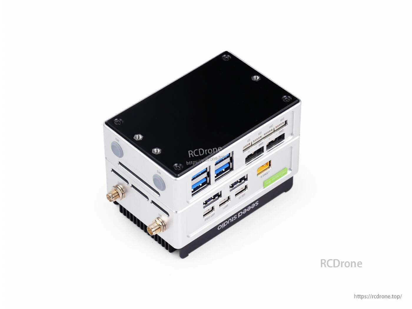 The reComputer Mini J4012 is a compact Edge AI computer powered by Jetson Orin NX 16GB, delivering 100 TOPS for high-performance AI applications in robotics and automation.