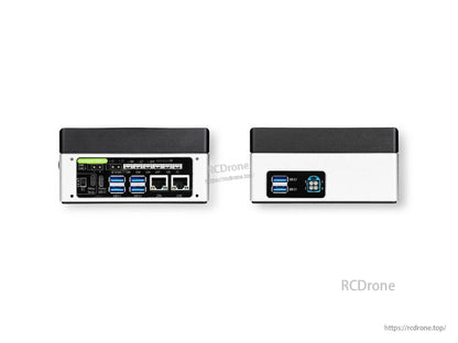 The reComputer J4012 is a Jetson Orin NX-powered Edge AI computer with 16GB RAM, 157 TOPS, and multiple ports: USB 3.2, Ethernet, CAN, and debug interface.