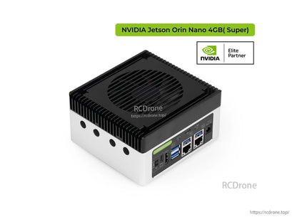 NVIDIA Jetson Orin Nano 4GB Super: 34 TOPS AI performance, dual GbE, four USB 3.2, HDMI 2.1—ideal for edge AI and robotics. Elite Partner product.