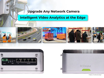 The reServer J3010 is an industrial AI NVR server with Jetson Orin Nano, 4GB memory, and features like PoE and storage expansion.