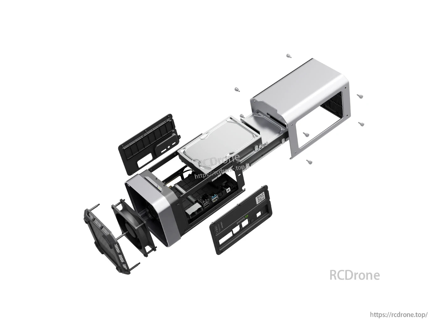 reServer J2032 AI NVR features Jetson Xavier NX, 16GB RAM, 256GB SSD, 2.5GbE, 4G/5G/LoRaWAN support, and JetPack for powerful edge AI and network connectivity in surveillance applications.