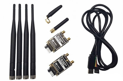 3DR RFDesign RFD 868x Modem Radio a Lunga Distanza Bundle 868MHz 1W Telemetria Coppia Abbinata per UAV Drone MAVLink SiK
