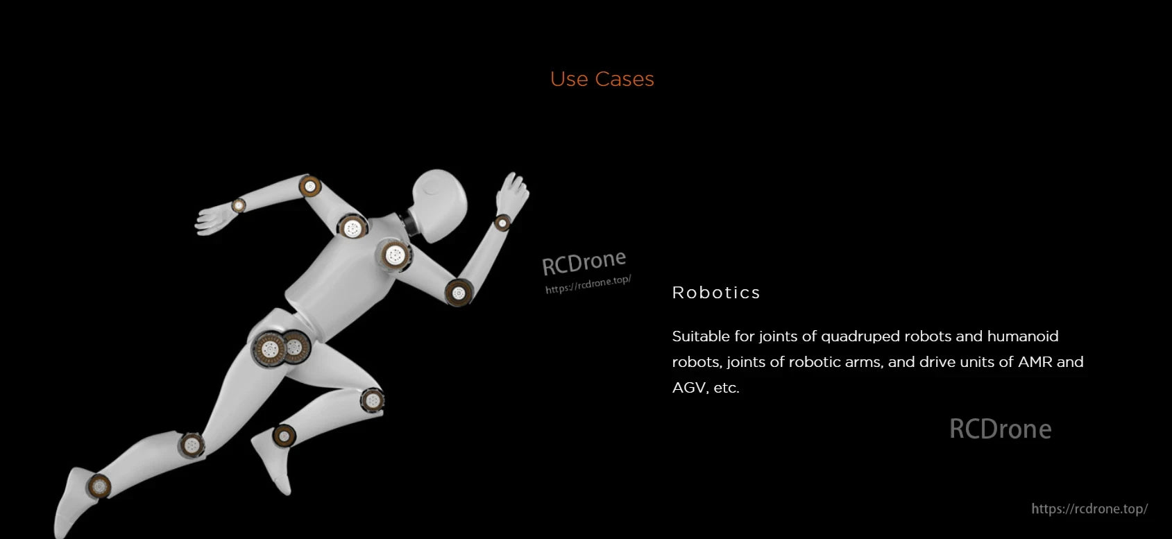RobStride 03 Actuator Module for robotics, quadruped/humanoid joints, arms, AMR/AGV.