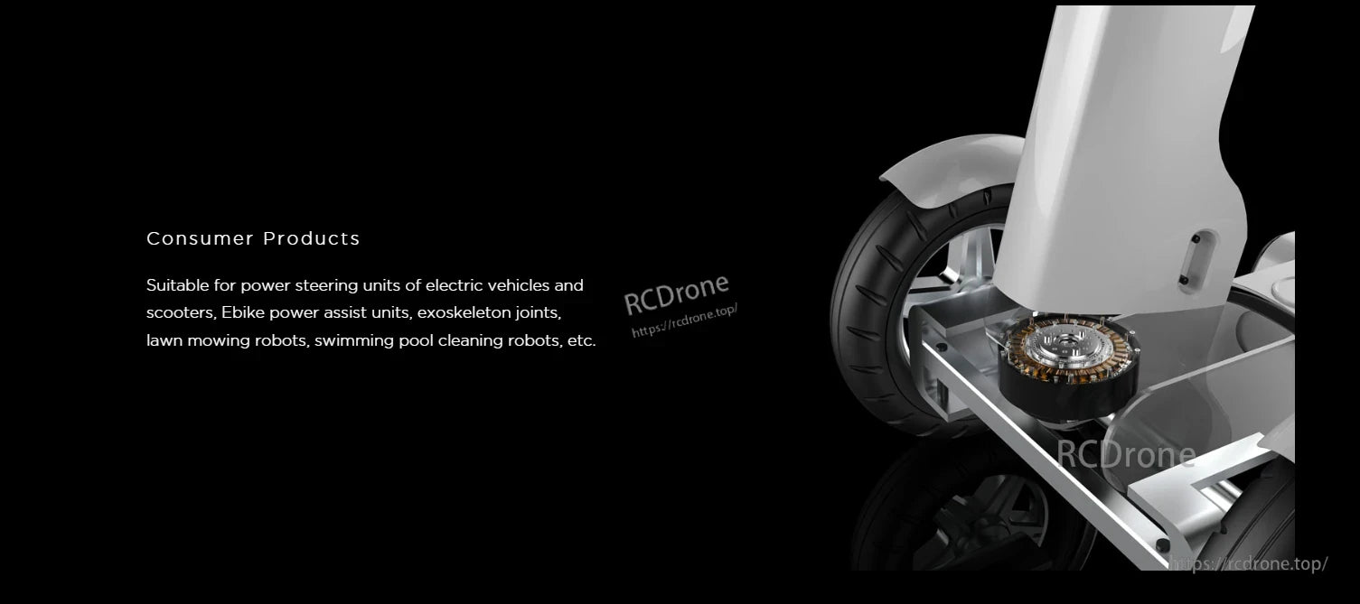RobStride 04 Actuator Module for electric vehicles, scooters, e-bikes, exoskeletons, and robots.