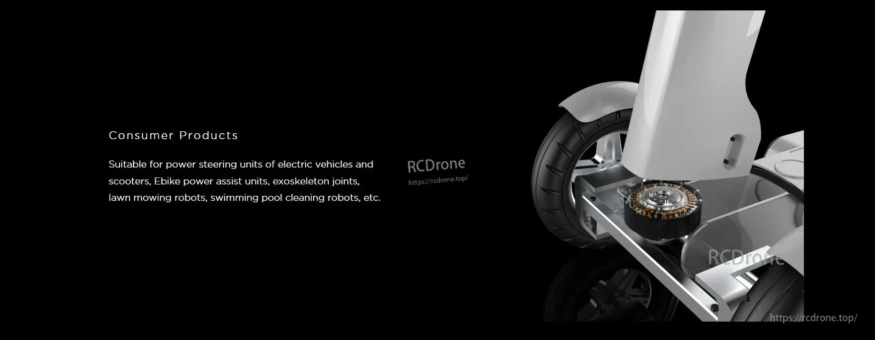 RobStride QDD Motor: high-performance drive solution for electric vehicles, scooters, e-bikes, exoskeletons, lawn robots, and pool cleaners.