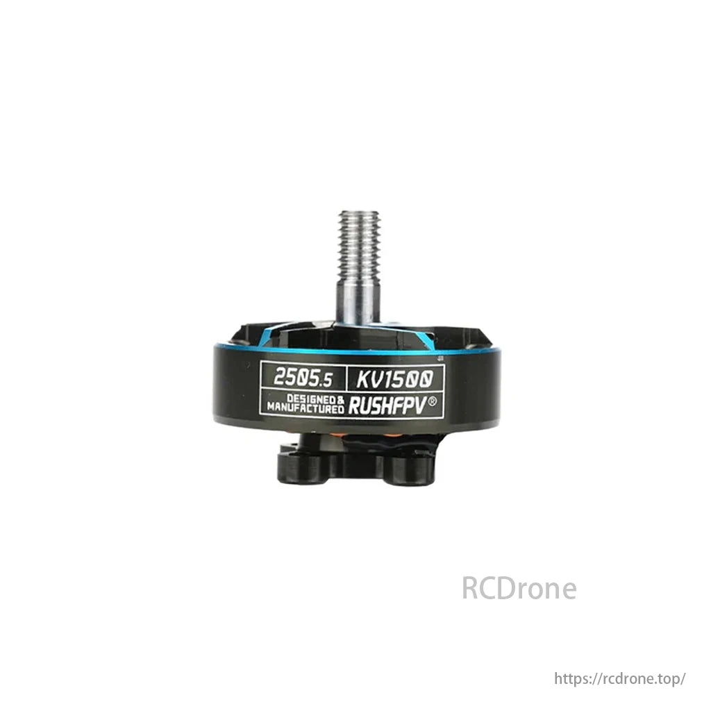 RUSHFPV VROOM Farouk 2505.5 KV1500 brushless motor, ideal for FPV racing drones with high performance and durability.