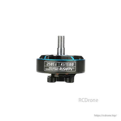 RUSHFPV VROOM Farouk 2505.5 KV1500 brushless motor, ideal for FPV racing drones with high performance and durability.