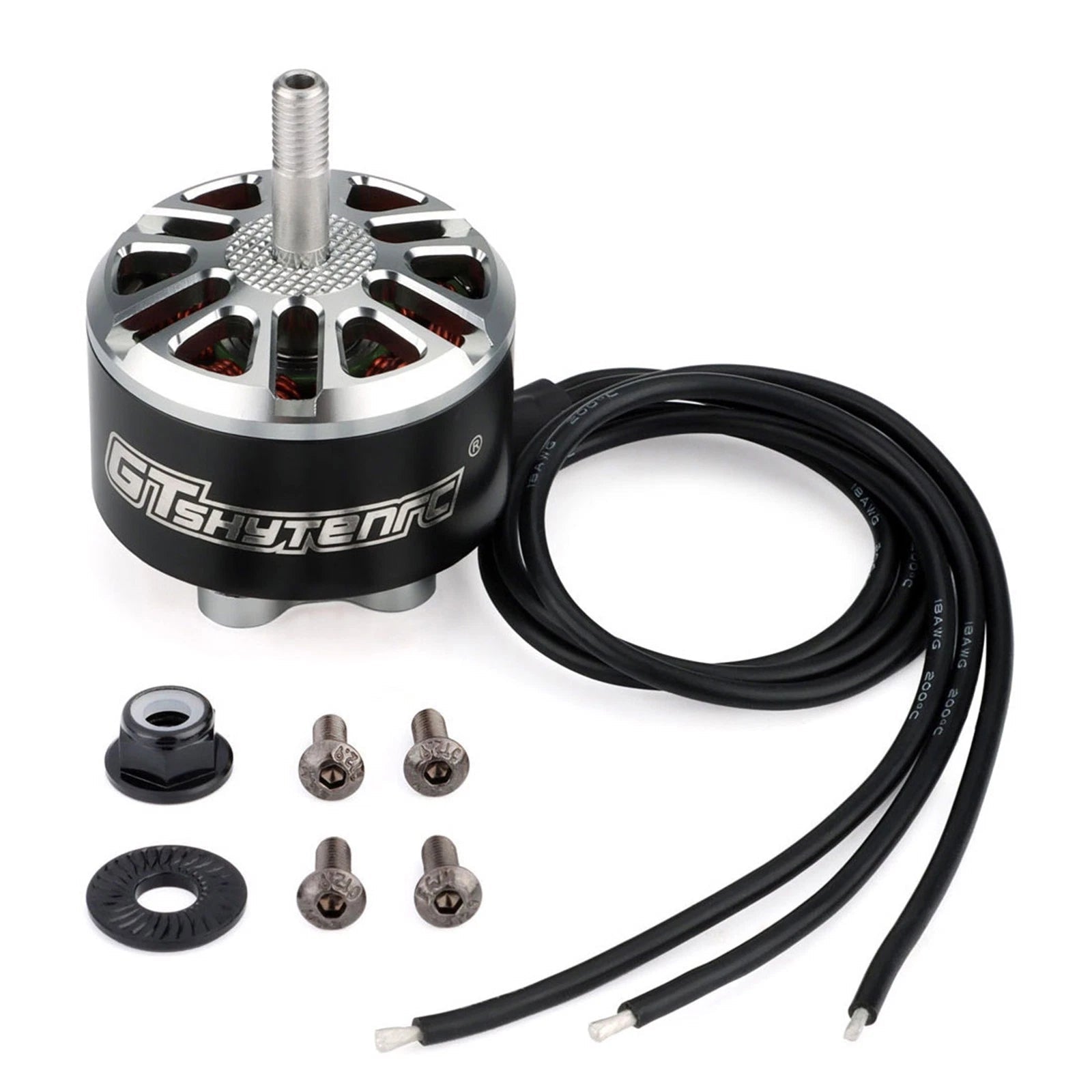 GTSKYTENRC Tracker 3115 900KV Brushless Motor for 9–11 Inch Long-Range FPV Drone | 12N14P, M5 Shaft, 6S, 19×19 mm