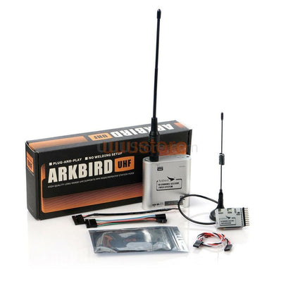 ARKBIRD UHF - Sistema de control de largo alcance UHF 443Mhz 10CH FHSS para Futaba WLFY FLYSKY Sistema de largo alcance para drones