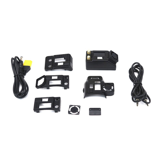 SKYZONE STVX SteadyView X receiver module kit with adapter shells, fan grille, two cables and plates