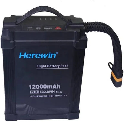 Batteria per drone agricolo Herewin 12S 44,4 V 12000 mAh 20 C