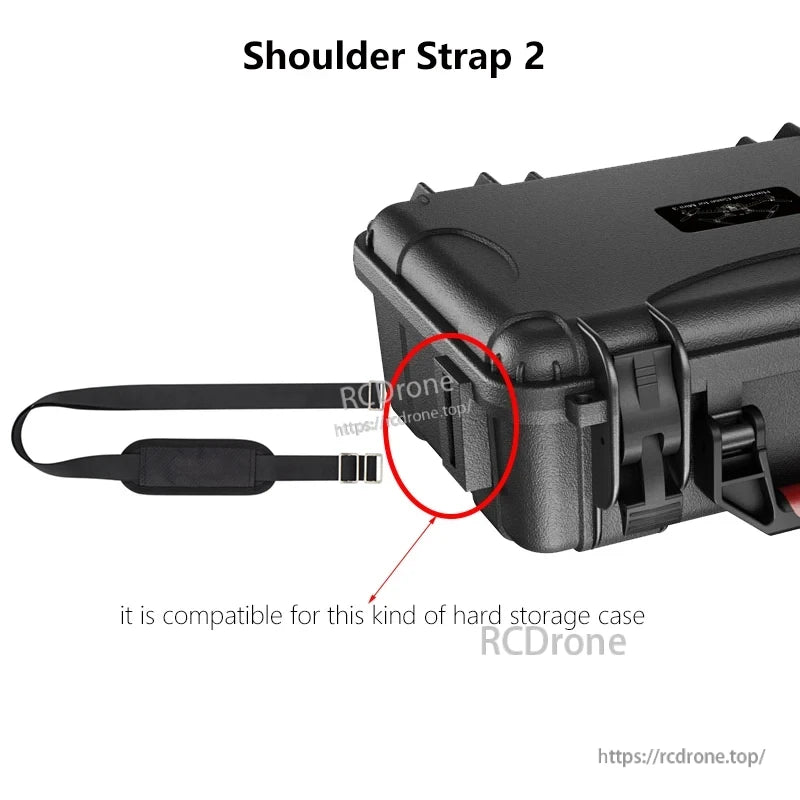Shoulder Strap 2 compatible with hard storage case