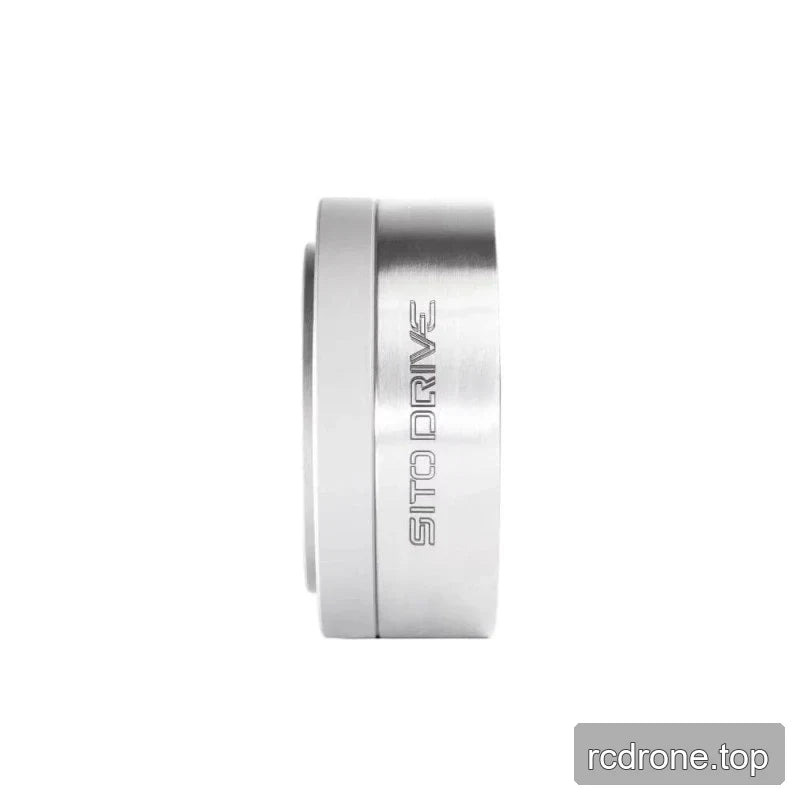 Side profile of the silver SITO DRIVE CD-17 reducer showing its cylindrical body and vertical SITO DRIVE engraving.