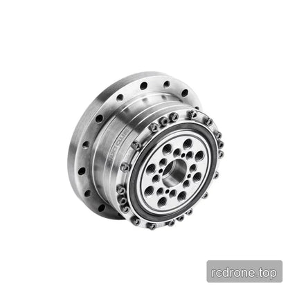 Angled rear view of the SITO DRIVE CS-25-I reducer showing its bolt ring, central bore, and threaded mounting pattern.