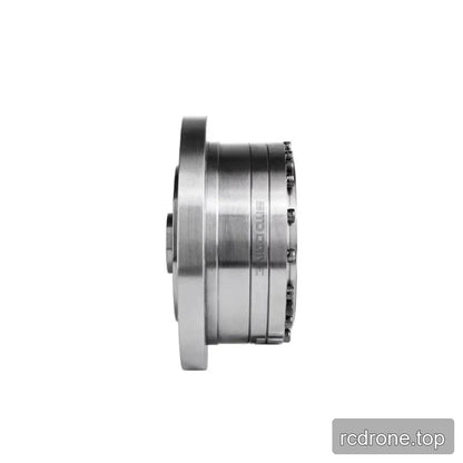 Side profile of the SITO DRIVE CS-25-I reducer showing the cylindrical housing, projecting flange, and perimeter fasteners.