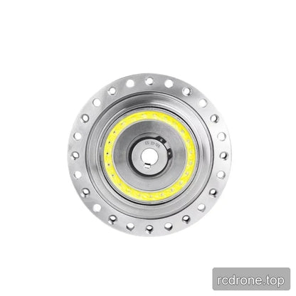 Front-facing SITO DRIVE CS-32-I reducer with circular mounting holes, yellow inner ring, and central keyed opening.