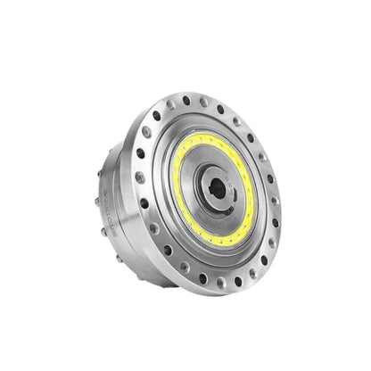 SITO DRIVE CS-32-I reducer shown at a front three-quarter angle with a yellow internal ring and bolted flange.