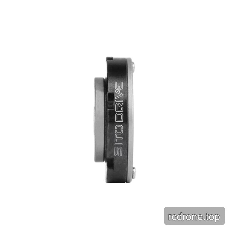 Side profile of the SITO DRIVE HD-03 reducer showing the slim layered housing and vertical SITO DRIVE engraving.