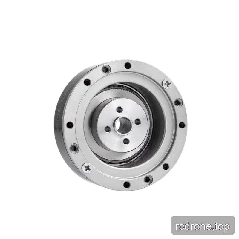 Rear-facing view of the SITO DRIVE HD-11 Pro reducer with recessed central hub, central bore, and circular mounting holes.