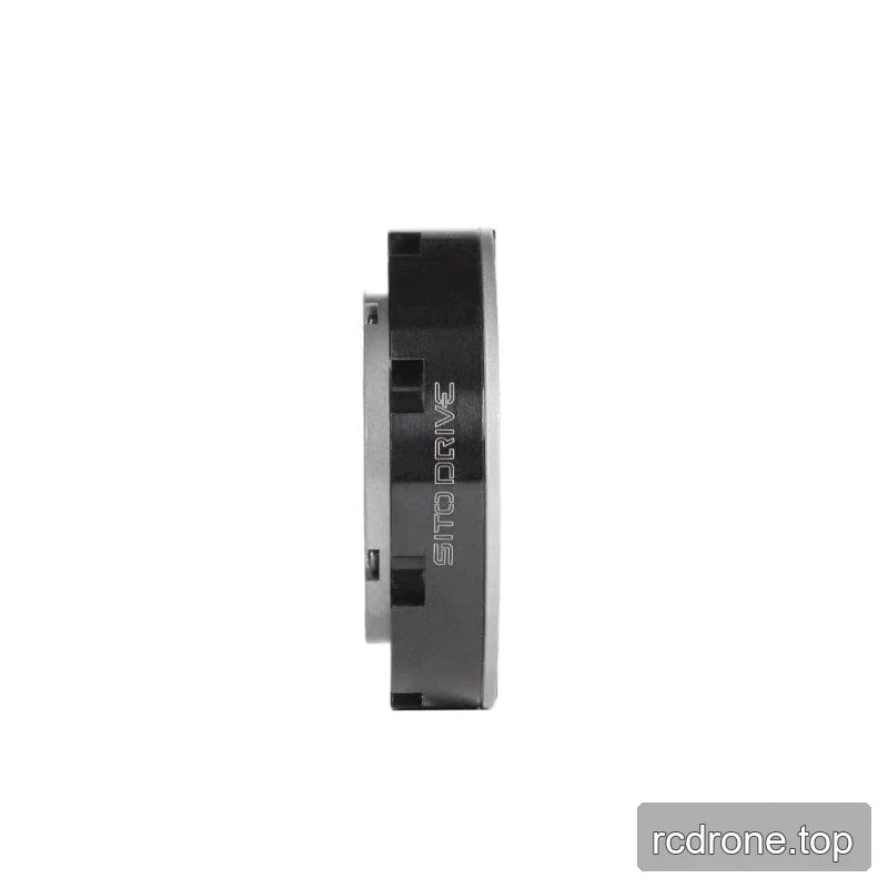Side profile of the SITO DRIVE HD-11 reducer showing its slim black housing, silver edge plates, and SITO DRIVE marking.
