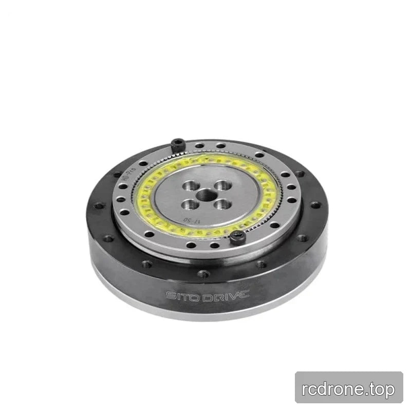 Low front three-quarter view of the SITO DRIVE HD-14 Pro reducer showing its layered housing and SITO DRIVE side marking.