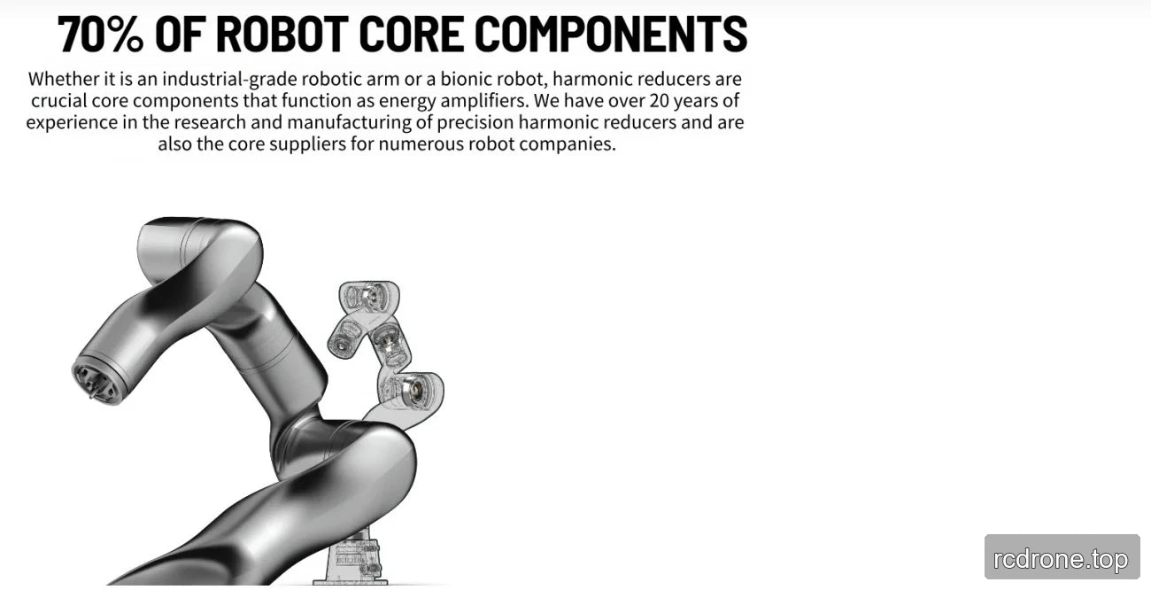 Industrial robotic arm application graphic